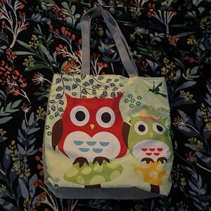 Colorful Owl Tote Bag
